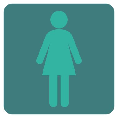 Woman Flat Vector Pictogram