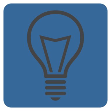 Lamba Ampul Düz Vektör Sembolü