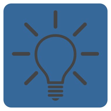 Ampul Düz Vektör Sembolü