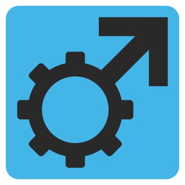 Teknolojik Potence Flat Vector Symbol