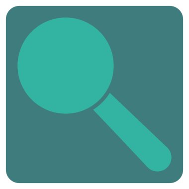 Arama aracı düz vektör simgesi