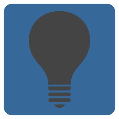 Ampul Düz Vektör Simgesi