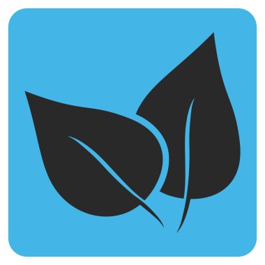 Flora Bitki düz vektör simgesi