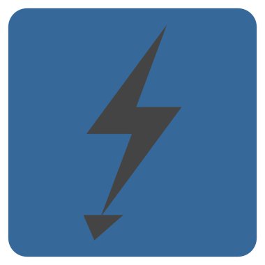 Electric Strike Düz Vektör Sembolü