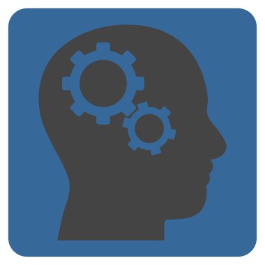 Beyin Dişlileri Düz Vektör Sembolü