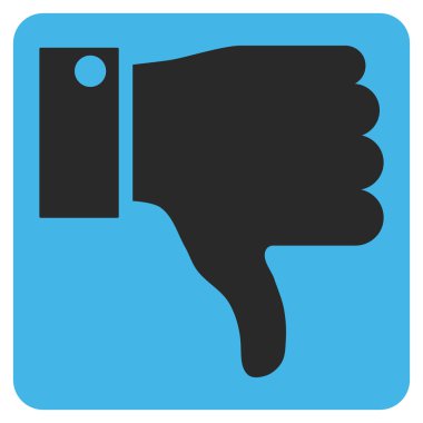 Başparmak düz vektör simgesi