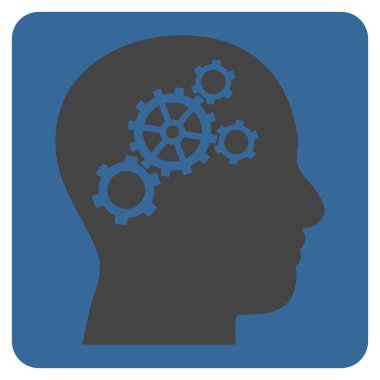 Beyin Dişlileri Düz Vektör Sembolü