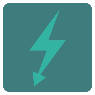 Electric Strike Düz Vektör Sembolü