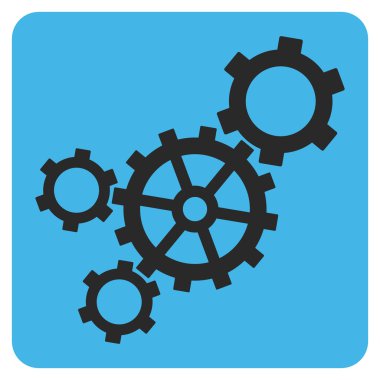 Mekanizması düz vektör piktogram