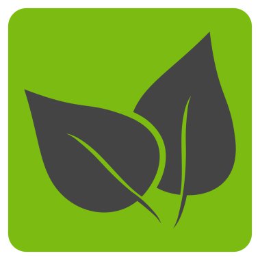 Flora Bitki düz vektör sembolü