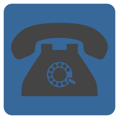 Nabız telefon düz vektör piktogram