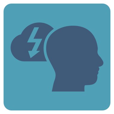 Beyin Fırtınası Düz Vektör Sembolü