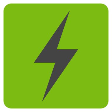 Elektrik Düz Vektör Simgesi