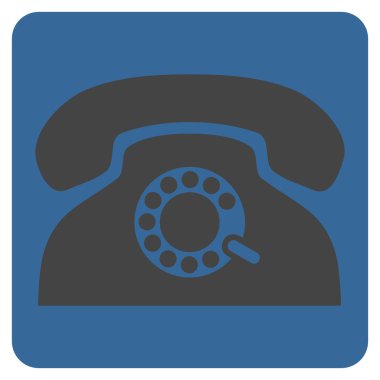 Nabız telefon düz vektör piktogram