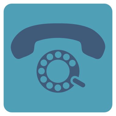 Darbeli aramayı düz vektör piktogram