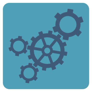 Mekanizma Düz Vektör Simgesi