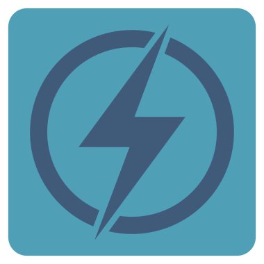 Elektrik düz vektör piktogram