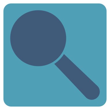 Arama aracı düz vektör simgesi