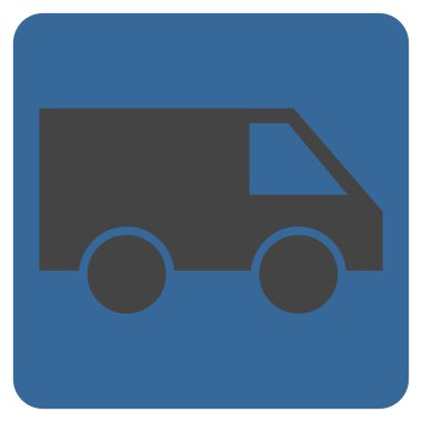 Van düz vektör simgesi