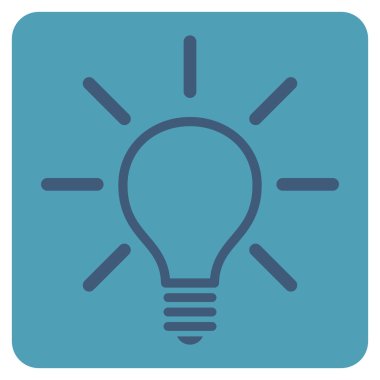 Ampul Düz Vektör Sembolü