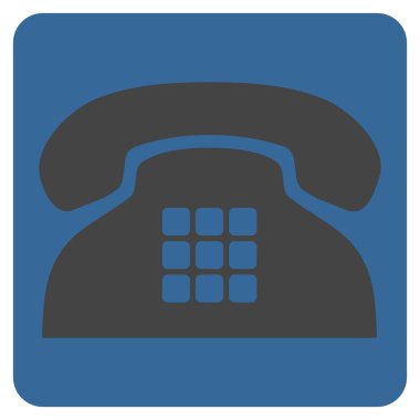 Sesi telefon düz vektör piktogram