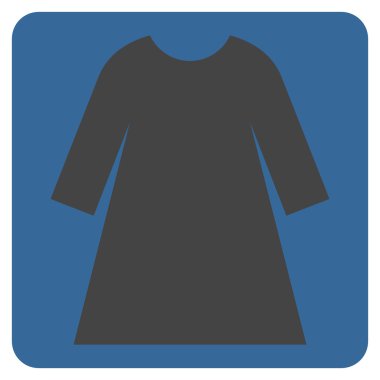 Woman Dress Flat Vector Symbol