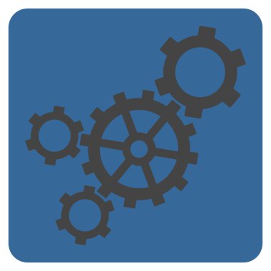 Mekanizması düz vektör piktogram