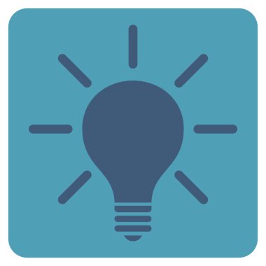 Ampul Düz Vektör Sembolü