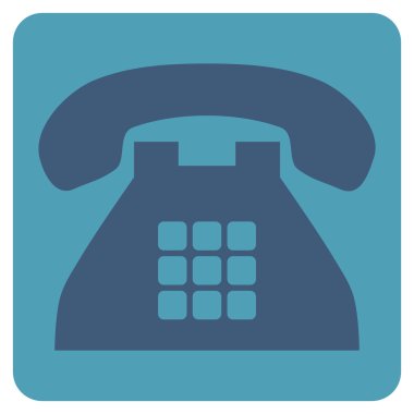 Sesi telefon düz vektör piktogram