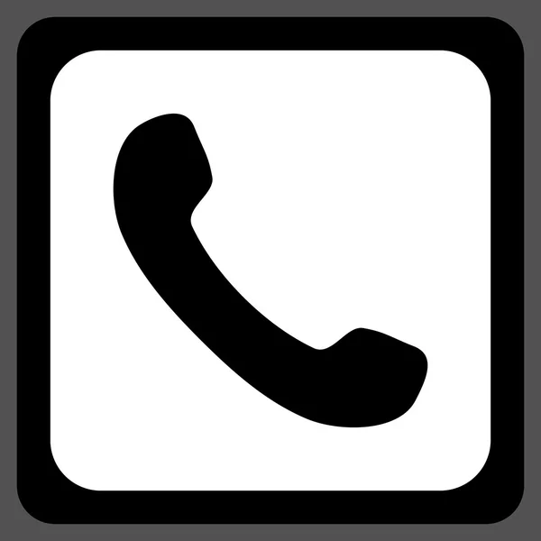 Telefoon plat vector symbool — Stockvector