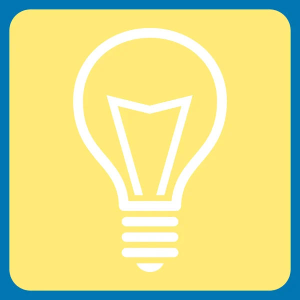 Lampenbirne flache Vektorsymbol — Stockvektor