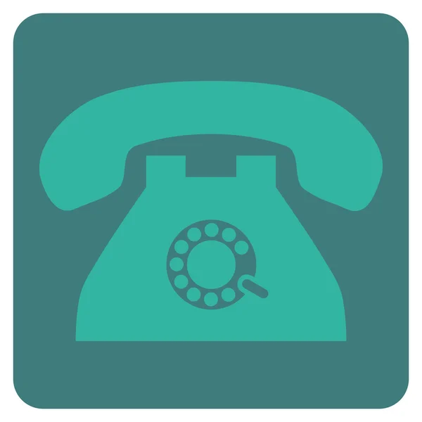 Pulse telefoon plat vector symbool — Stockvector