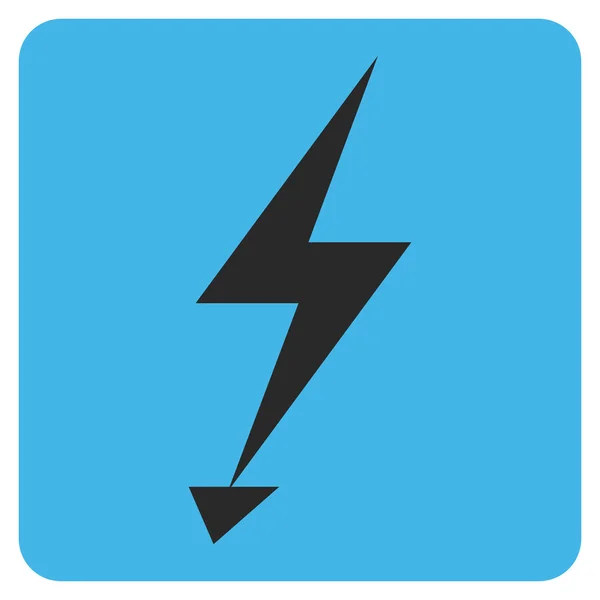 Elektrisk strejk platt vektor symbol — Stock vektor