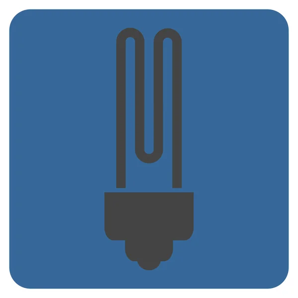 Fluorescerende lamp platte Vector Icon — Stockvector