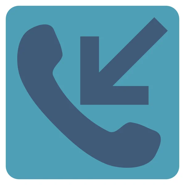 Incoming Call Flat Vector Symbol — Stock Vector