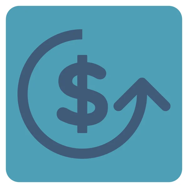 Chargeback Flat Vector Icon — Stockvector