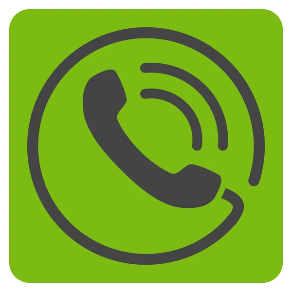 Phone Call Flat Vector Icon — Stock Vector