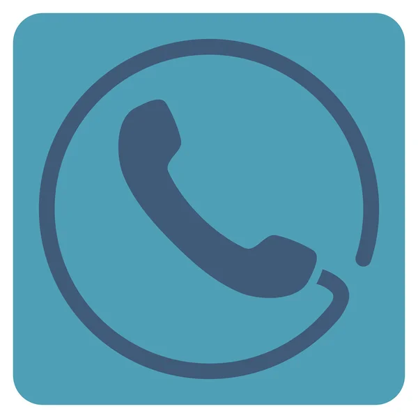 Icona vettoriale piatto del telefono — Vettoriale Stock