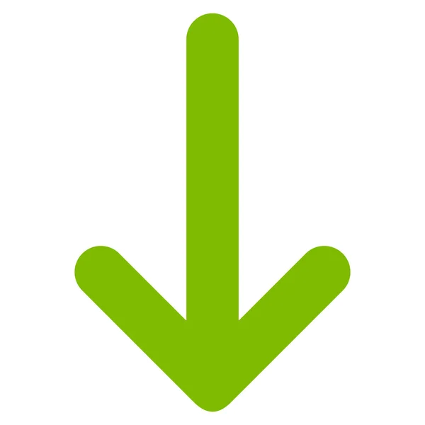 Arrow Down Flat Vector Icon — Stock Vector