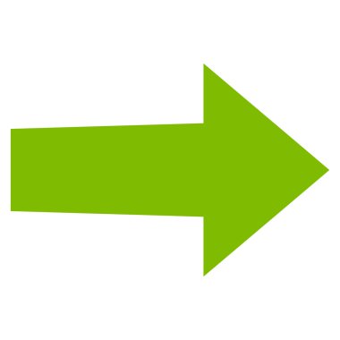 Düz vektör simgesi sağ ok