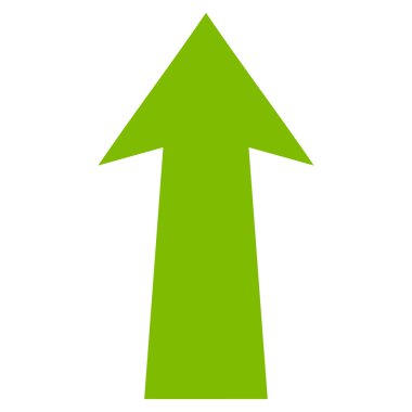 Düz vektör simge yukarı ok