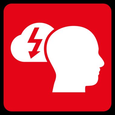 Beyin Fırtınası Düz Vektör Sembolü