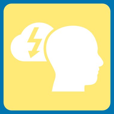 Beyin Fırtınası Düz Vektör Sembolü