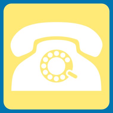 Nabız telefon düz vektör piktogram