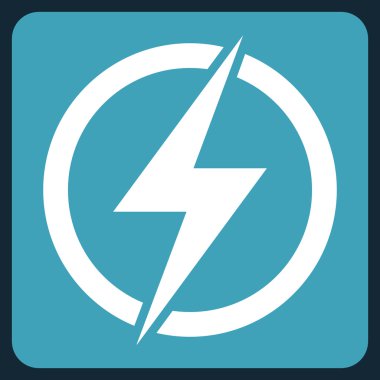 Elektrik düz vektör piktogram