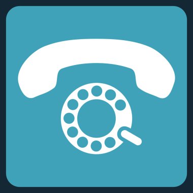 Darbeli aramayı düz vektör piktogram