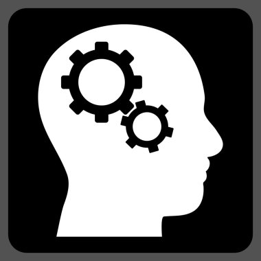 Beyin Dişlileri Düz Vektör Sembolü