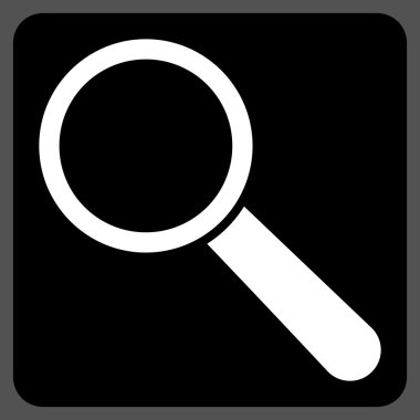 Arama aracı düz vektör piktogram