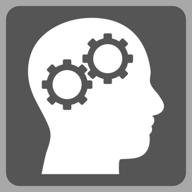 Beyin Dişlileri Düz Vektör Sembolü