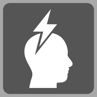 Baş ağrısı Düz Vektör Piktogram